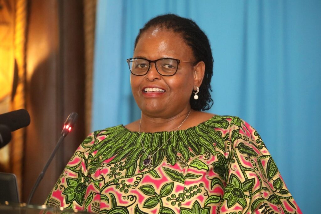 Chief Justice and President of the Supreme Court of Kenya, Honourable Justice Martha Koome, making her remarks during the official opening of the 14th EAAACA Annual General Meeting at Safari Park Hotel, Nairobi.