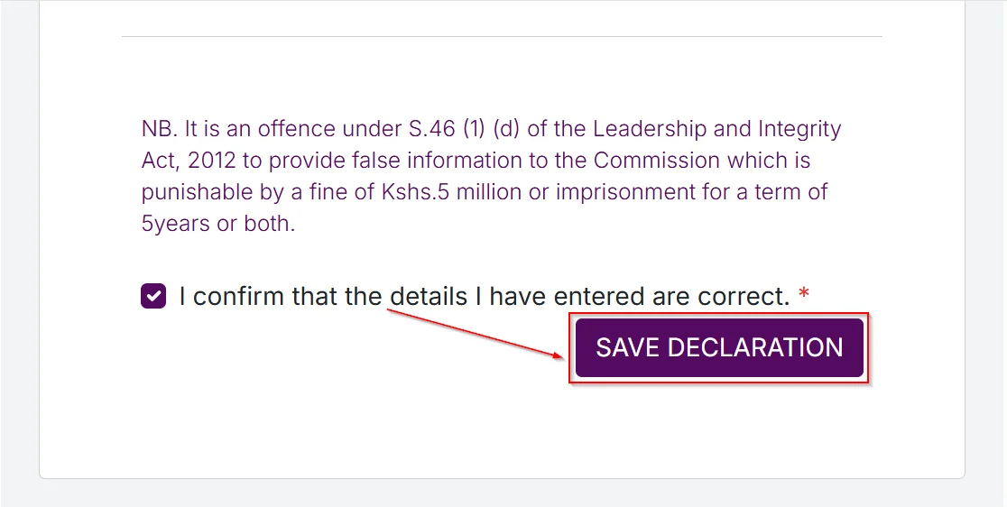 Step 6: Confirm Your Details